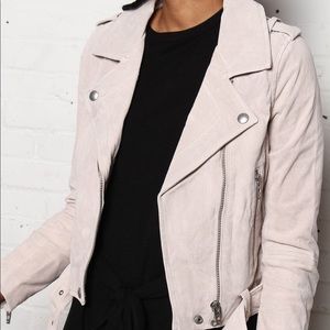 NEW BLANKNYC leather suede blondie cream jacket